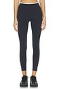 view 2 of 6 LEGGINS RIGOR 7/8 CINTURA ALTA SAMMY in Black & Military