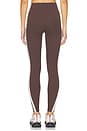 view 5 of 7 LEGGING 7/8 BIANCA HIGH WAIST RIGOR 7/8 in Dark Chocolate & White
