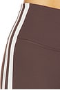 view 7 of 7 LEGGING 7/8 BIANCA HIGH WAIST RIGOR 7/8 in Dark Chocolate & White