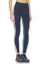 view 1 of 6 LEGGINGS 7/8 TAILLE HAUTE SAMMY in Indigo & Spearmint