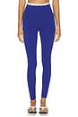 view 1 of 6 Dual High Waist Airweight 7/8 Legging in Cobalt & White