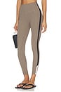 view 1 of 5 Layla Airweight High Waist 7/8 Legging in Lentil & Black