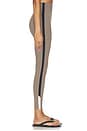 view 3 of 5 Layla Airweight High Waist 7/8 Legging in Lentil & Black