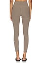 view 4 of 5 Layla Airweight High Waist 7/8 Legging in Lentil & Black