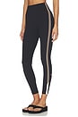 view 1 of 6 Layla Airweight High Waist 7/8 Legging in Black & Lentil