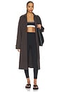view 5 of 6 Layla Airweight High Waist 7/8 Legging in Black & Lentil