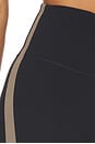 view 6 of 6 Layla Airweight High Waist 7/8 Legging in Black & Lentil