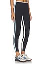 view 3 of 7 Sammy High Waist Rigor 7/8 Legging in Black & Skylight