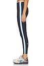 view 4 of 7 Sammy High Waist Rigor 7/8 Legging in Black & Skylight