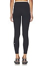 view 5 of 7 Sammy High Waist Rigor 7/8 Legging in Black & Skylight