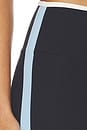 view 7 of 7 Sammy High Waist Rigor 7/8 Legging in Black & Skylight