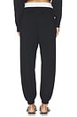 view 4 of 6 Andie Dual Waist Sweatpant in Black & White