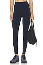 view 2 of 6 LEGGINGS TAILLE HAUTE ELLA AIRWEIGHT in Indigo & Limeade