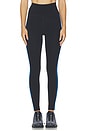 view 2 of 7 LEGGINGS TAILLE HAUTE ELLA AIRWEIGHT in Black & Classic Blue