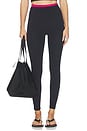 view 1 of 6 x REVOLVE X Revolve Dual High Waist Airweight 7/8 Legging in Black & Sangria