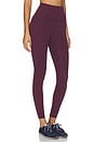 view 2 of 6 Airweight Highwaist Legging With Pocket in Dark Cherry