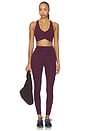 view 6 of 6 Airweight Highwaist Legging With Pocket in Dark Cherry