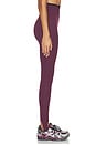 view 4 of 6 River Dual Airweight Stirrup Legging in Dark Cherry & Black