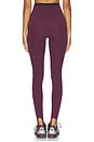 view 5 of 6 River Dual Airweight Stirrup Legging in Dark Cherry & Black