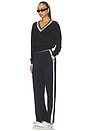 view 7 of 7 Maxie Rigor Track Pant in Black & White