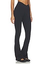 view 2 of 6 Raquel Crossover Supplex Flare 32 Legging in Black