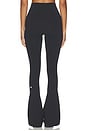 view 5 of 6 Raquel Crossover Supplex Flare 32 Legging in Black