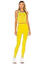 view 4 of 4 Ava High Waist 7/8 Legging in Yellow