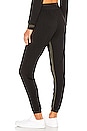 view 3 of 4 Billie Sweatpant in Black & Army