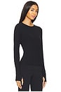 view 2 of 4 Airweight Lite Long Sleeve Top in Black