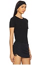 view 2 of 4 Jennie Jersey Tee in Black