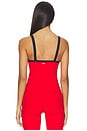 view 3 of 4 Monah Rigor Tank Top in Lotus Red & Indigo