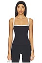 view 1 of 4 Monah Rigor Tank Top in Black & White