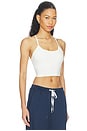 view 2 of 4 Airweight Crop Tank Top in White