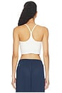 view 3 of 4 Airweight Crop Tank Top in White