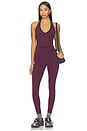 view 5 of 4 Rory Airweight Halter Bralette in Dark Cherry & Black