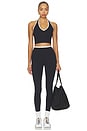 view 5 of 4 Rory Airweight Halter Bralette in Black & Creme
