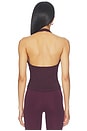 view 4 of 4 June Rib Halter Top in Dark Cherry