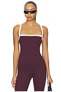view 1 of 4 x REVOLVE Monah Rigor Tank Top in Dark Cherry & Creme