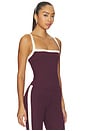 view 2 of 4 x REVOLVE Monah Rigor Tank Top in Dark Cherry & Creme