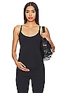 view 2 of 4 Mia Airweight Maternity Tank in Black