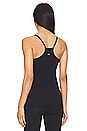 view 3 of 4 Mia Airweight Maternity Tank in Black