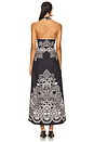 view 3 of 3 Serafina Dress in Onyx Black & Vanilla