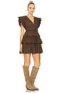 view 2 of 3 Aurora Mini Dress in Olive Green