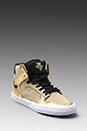 view 1 of 5 Vaider Sneaker in Gold in Gold & Black