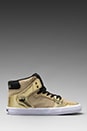view 2 of 5 Vaider Sneaker in Gold in Gold & Black