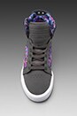 view 3 of 5 Skytop Sneaker in Charcoal/Pink-White in Charcoal & Pink & White