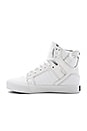 view 5 of 6 Skytop Hi Top Sneaker in White Croc Embossed Leather