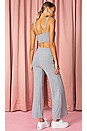 view 2 of 3 Ribbed Bustier Pant Set in Grey
