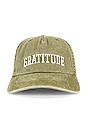view 2 of 3 Gratitude Canvas Dad Hat in Dusty Sage