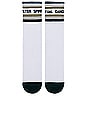 view 3 of 4 STRIPE ソックス in White
